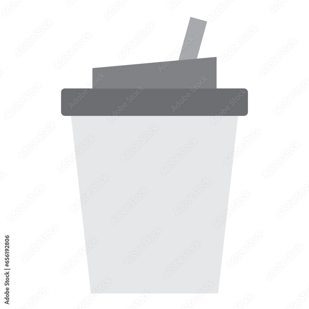 Illustration of Coffee Cup design Flat Icon Illustration of Coffee Cup design Flat Icon