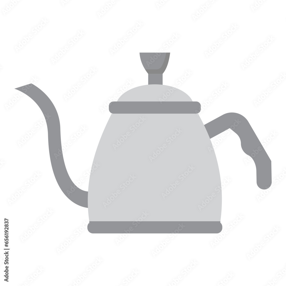 Illustration of Coffee Pot design Flat Icon Illustration of Coffee Pot design Flat Icon