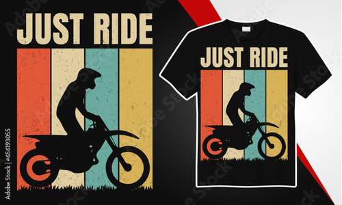 Moto bike ride t shirt design 