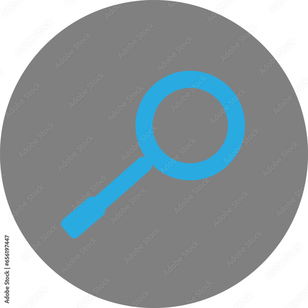 Simple Search Symbol on a White Background Simple Search Symbol on a White Background