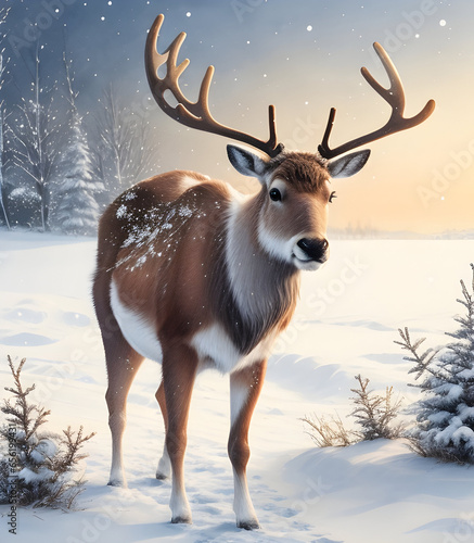 deer in winter © SABBIR RAHMAN