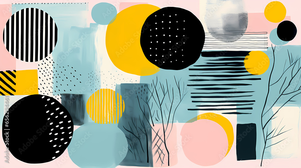 Colorful abstract art - Generative AI Colorful abstract art - Generative AI
