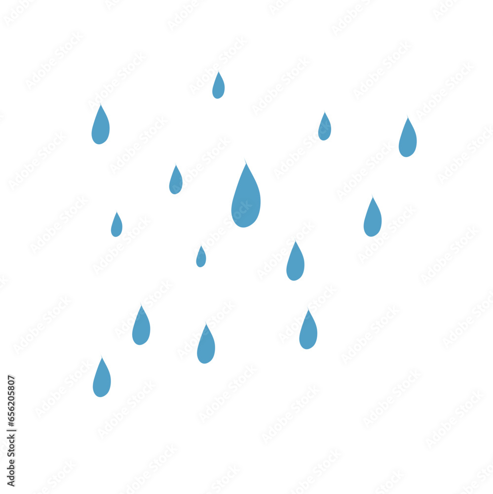 Rain drops pattern
