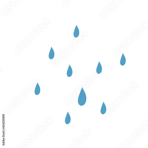 Rain drops pattern