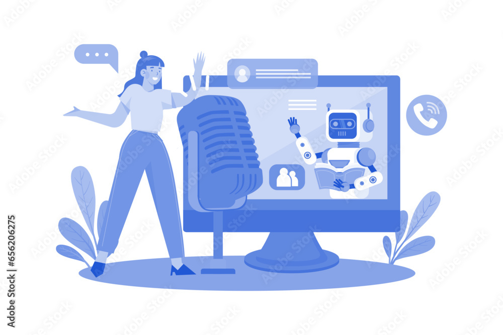 AI-driven speech recognition enables voice commands. AI-driven speech recognition enables voice commands.