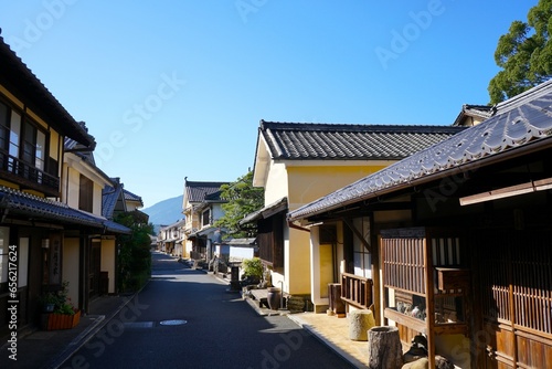 Street in The Uchiko Town, Ehime, Japan