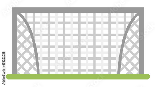 Sports equipment for game football, frame with net