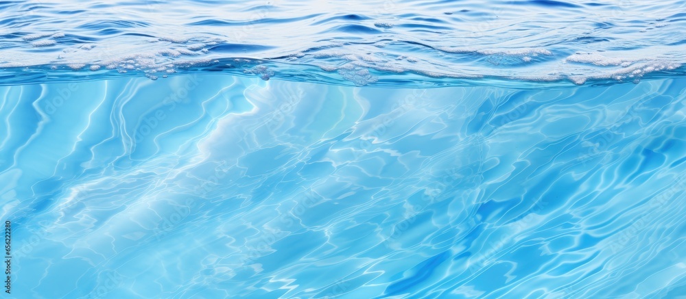 Undulating pool waters surface Undulating pool waters surface