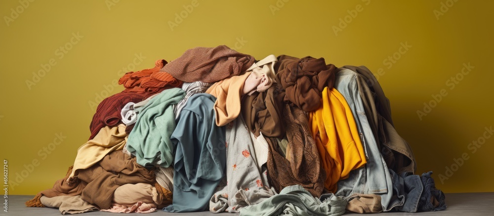 Many soiled garments