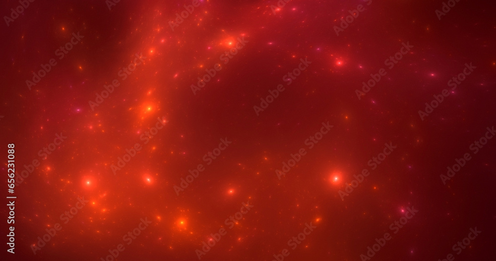 3D manual rendering abstract colorful fractal light background