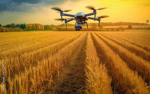 Drone monitoring crops and ...