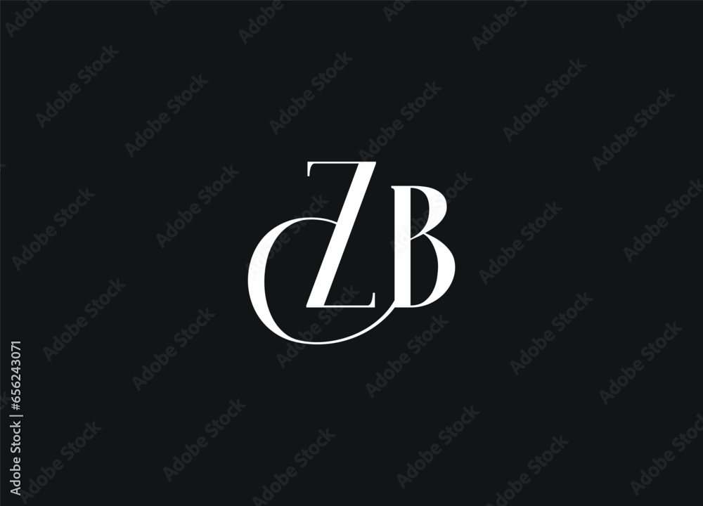 ZB initial logo design and monogram logo ZB initial logo design and monogram logo