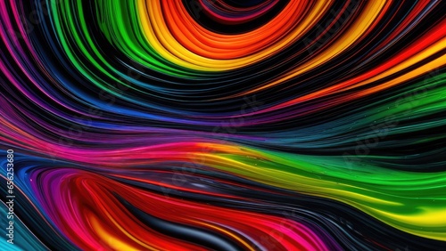 Liquid fluid multicolored  wallpaper.