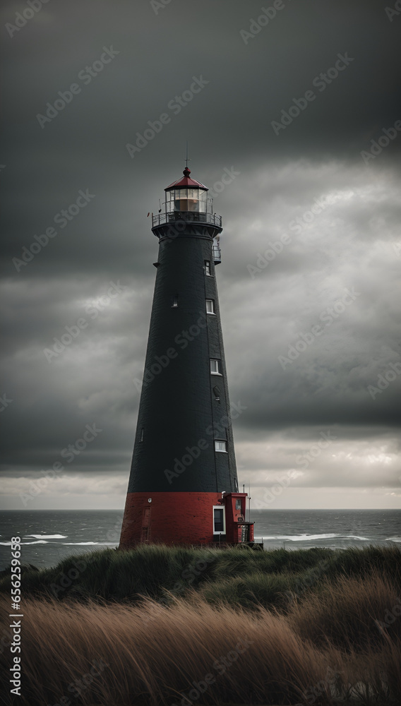 Ai generative photo of a lighthouse building
