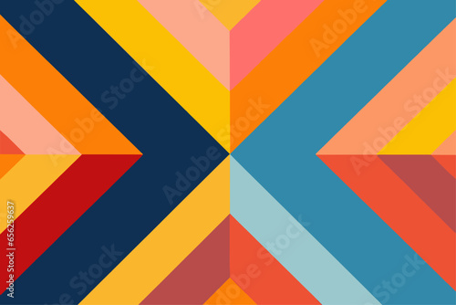 abstract geometric colorful triangle background poster wallpaper vector