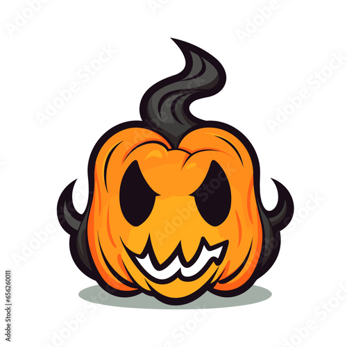 ハロウィンのかぼちゃのおばけAI