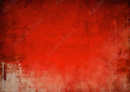 Red metal wall texture in grunge style, seamless rusty metal patina, high quality, generative AI