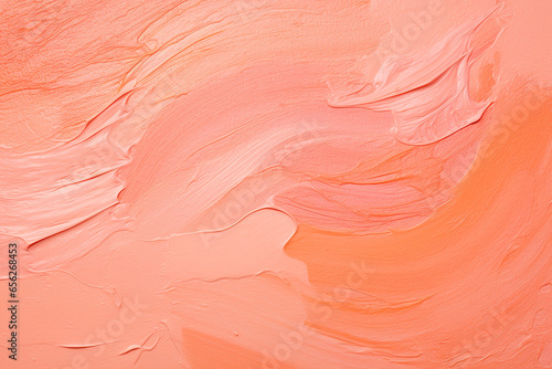 colorful background. Orange blush pink cultured chalk color paint texture background, metallic textures, light red and dark pink, 
