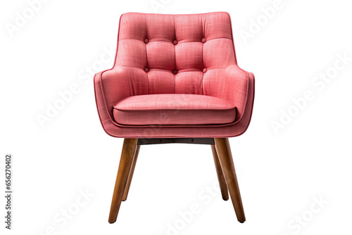 Parsons Chair isolated on transparent background.