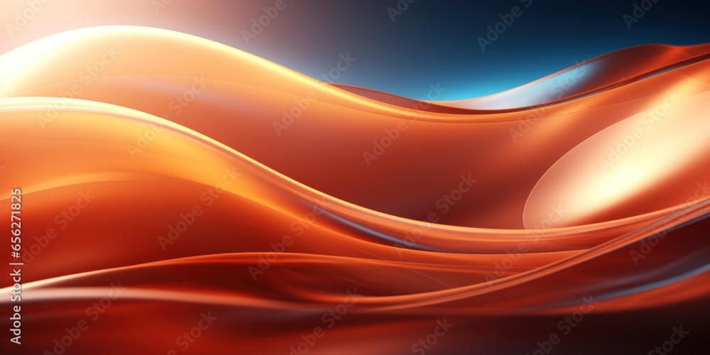 Fototapeta premium 3D rendering of abstract wave background. 3d rendering, 3d illustration.