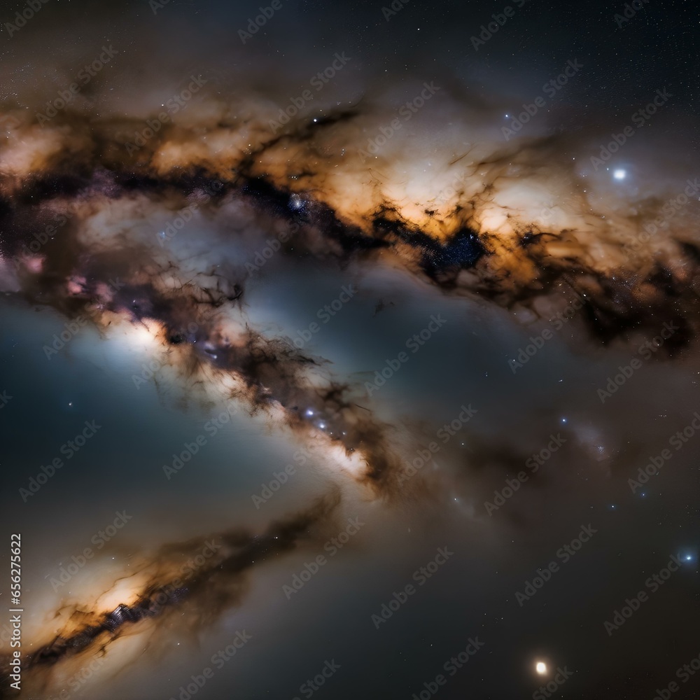 A stunning photograph of the Milky Way galaxy captured by a powerful space telescope4