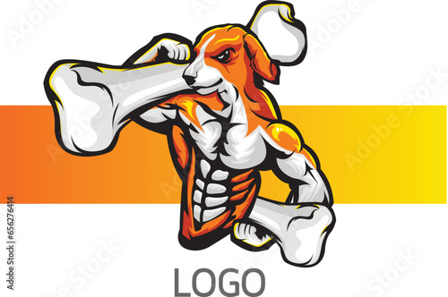 logo dog design espot Vetor photo