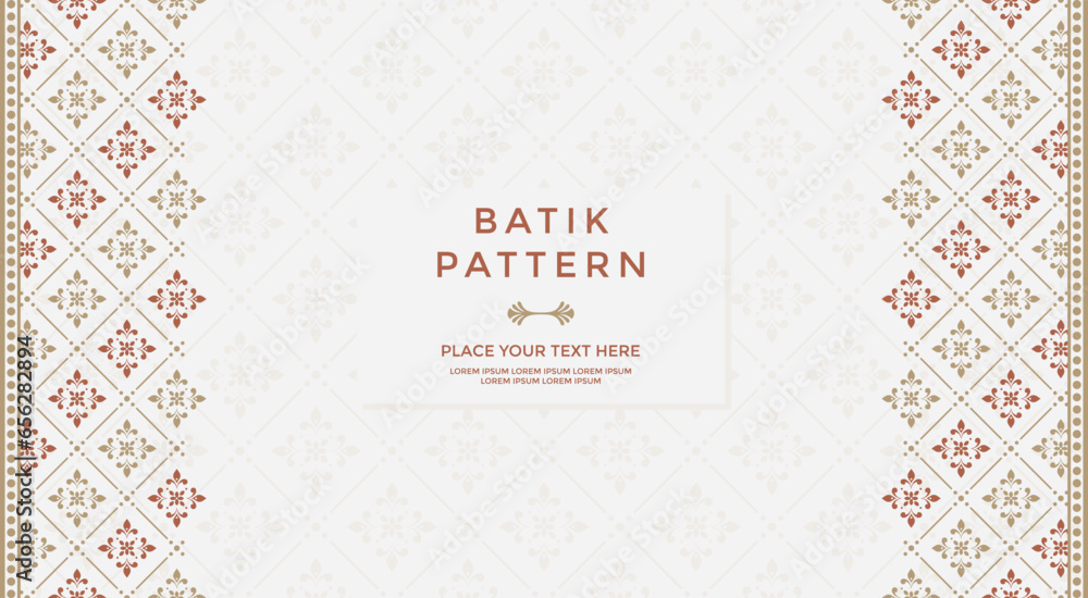 Fotografía Luxury traditional pattern background with ethnic elements.