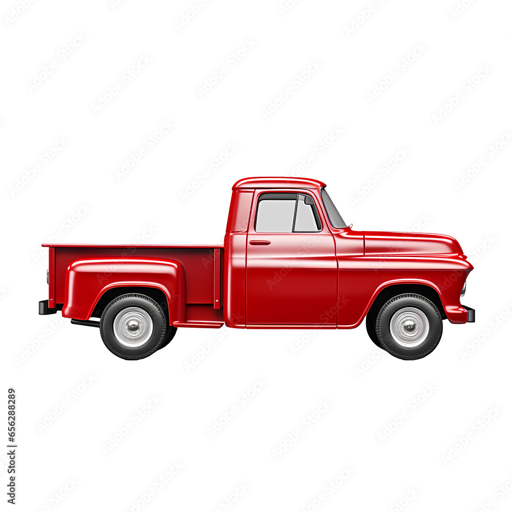 red car on transparent background PNG