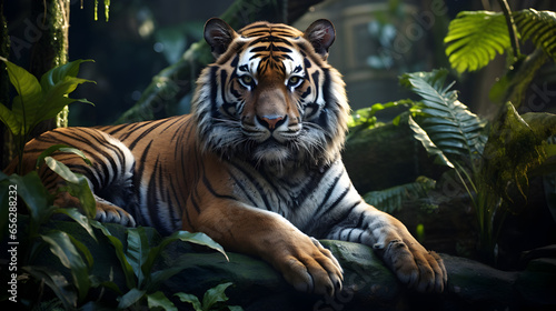 Majestic Tiger in Habitat