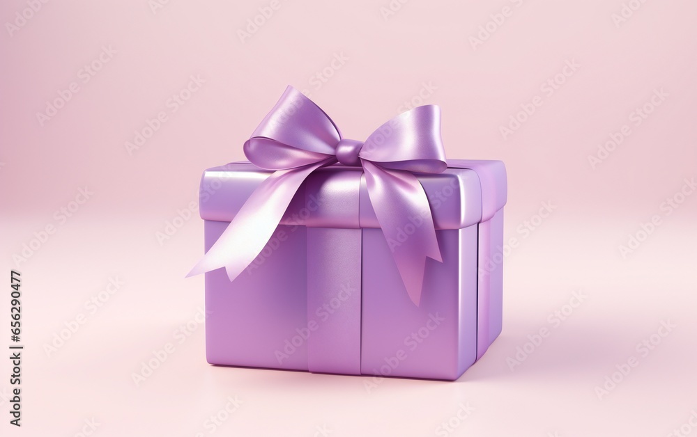 purple gift box with ribbon and bow purple gift box with ribbon and bow