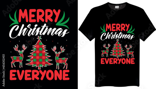 Merry christmas everyone Christmas T Shirt Design