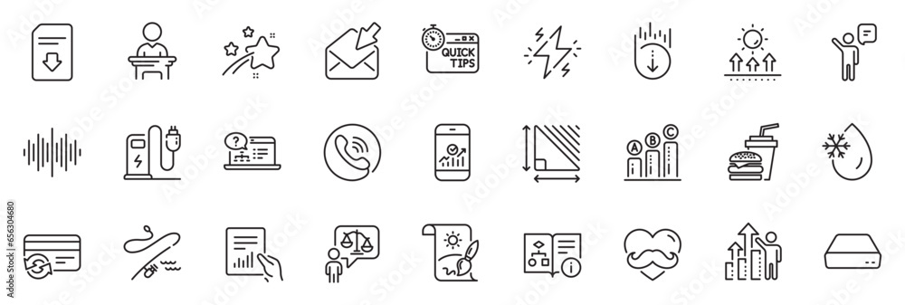 Icons pack as Scroll down, Father day and Election candidate line icons for app include Smartphone statistics, Mini pc, Download file outline thin icon web set. Technical algorithm. Vector Icons pack as Scroll down, Father day and Election candidate line icons for app include Smartphone statistics, Mini pc, Download file outline thin icon web set. Technical algorithm. Vector