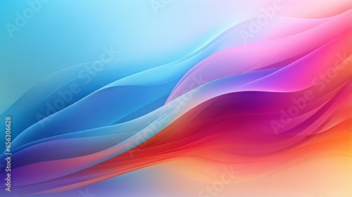 Colorful abstract background with vibrant gradient and curved shapes