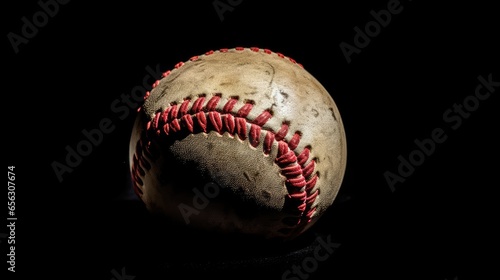 Baseball isolated in monochrome background