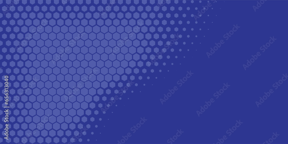 Obraz premium Geometric abstract Hexagon Two Color Background
