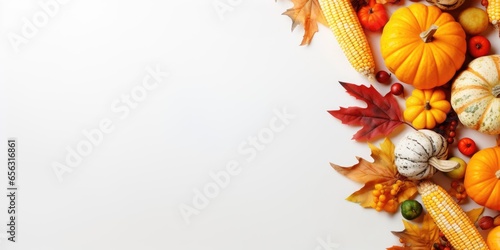 Thanksgiving pumpkin. Autumn harvest season. Pumpkin for Thanksgiving day or Halloween