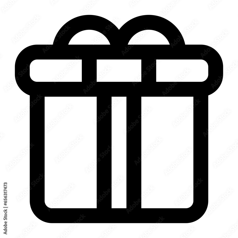 Fototapeta premium gift icon for illustration