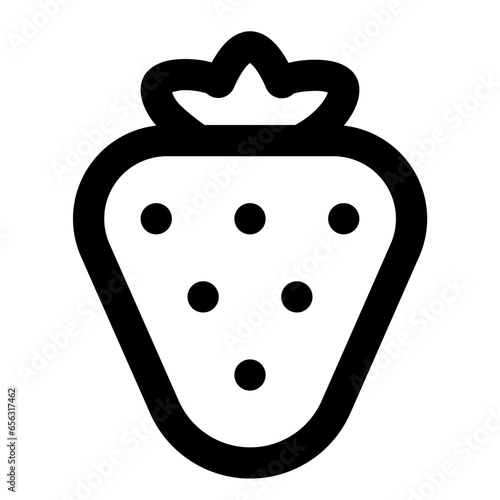 strawberry icon for illustration
