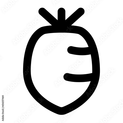 turnip icon for illustration