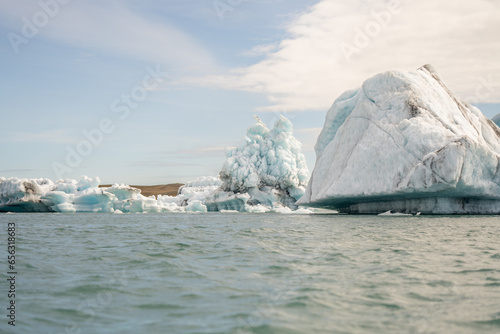 Icebergs in Jökulsárlón Lagoon, Iceland