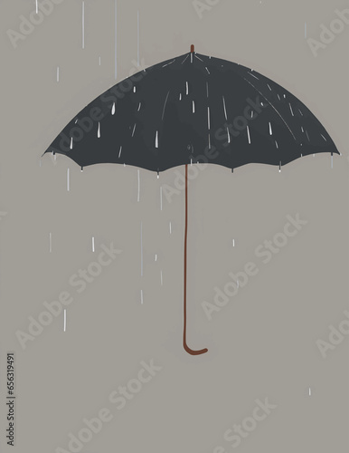 Rainy Day Umbrella art  Background  Wallpaper