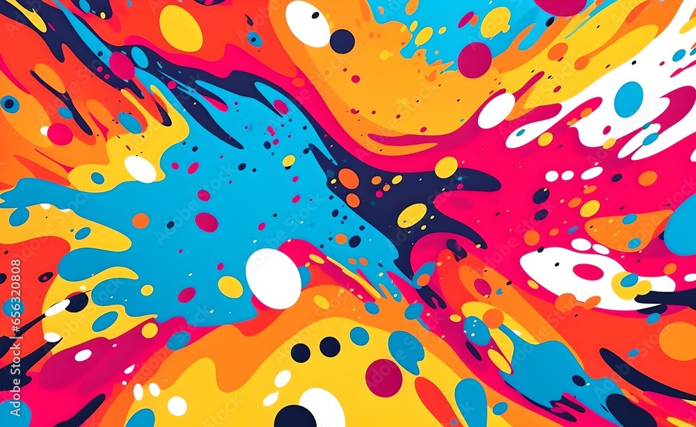 Vibrant and Playful Abstract Pop Art Background for Creative Projects. Vibrant and Playful Abstract Pop Art Background for Creative Projects.