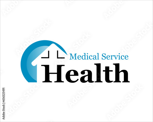 home medical care logo for clinic and health service
