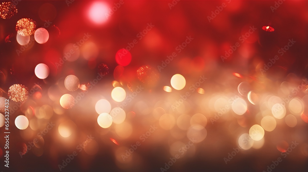 Sparkling red lights on abstract holiday backdrop Sparkling red lights on abstract holiday backdrop