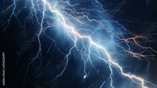 lightning strike theme design illustration