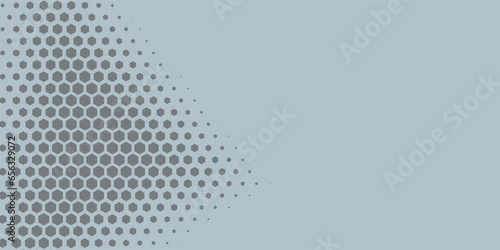 Geometric abstract Hexagon Two Color Background