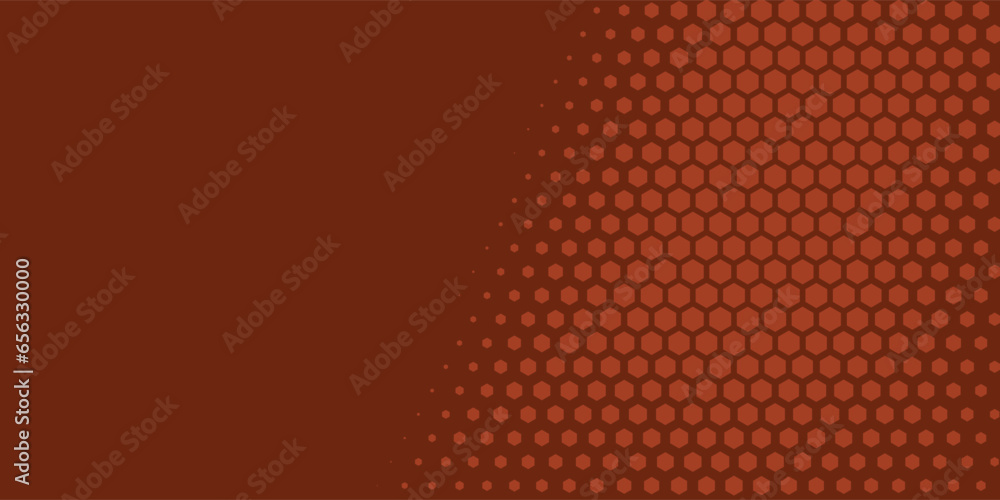 Obraz premium Geometric abstract Hexagon Two Color Background