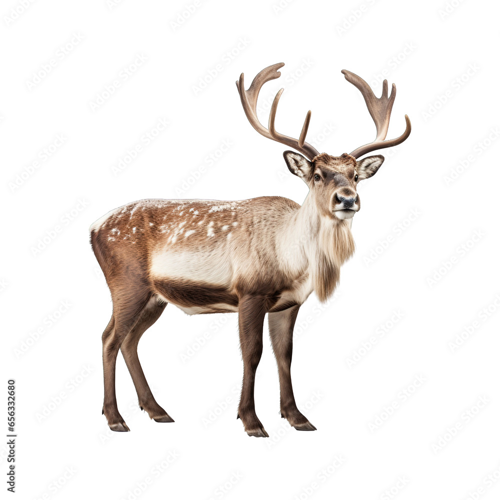 deer on white deer on white