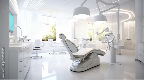 Dentist office  with medical equipment