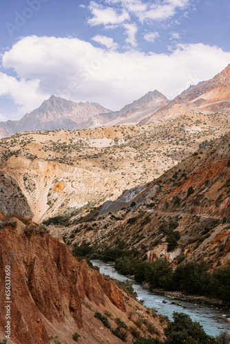 Fann Mountains in the heart of Tajikistan